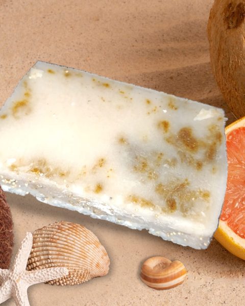 Orange poppy soap